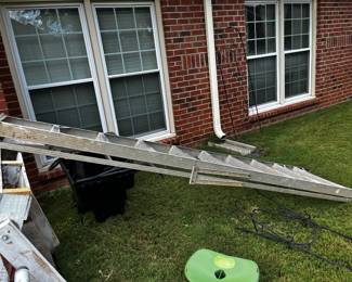 #078 Aluminum Ladder 9' $75.00