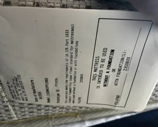 #014 Set of 2 Extra Long Twin Pillow Top Mattresses - Southerland Inc. Brand $200.00
