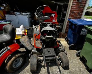 #036 Husqvarna Riding Mower (doesn't start for parts) Motor is out $50.00