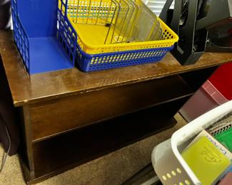#058 Wood Bookcase w/1 shelf - 41x12x27 $40.00