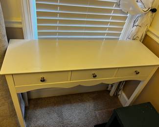#004 Laminate Sofa Table w/3 drawers - 39x13x29 $40.00