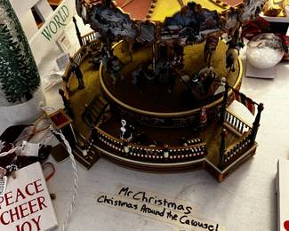 #101 Mr. Christmas Around the Carousel - Works $50.00