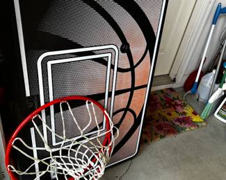 #046 Plastic w/metal Basketball Basket backboard - 28x43 $40.00