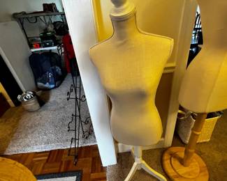 #029 Dress Mannequin (adjustable up and down) on Wood Tri-pod $45.00