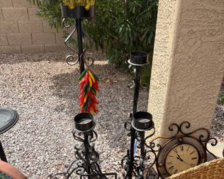 Wrought Iron Yard Decor
