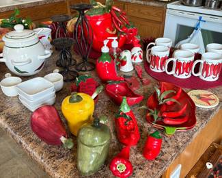 Mom's Red Chili Pepper Collection