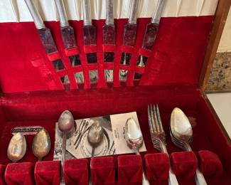 Community Silver Plate "Deauville" with Case
