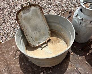 Galvanized Steel Wash Tub