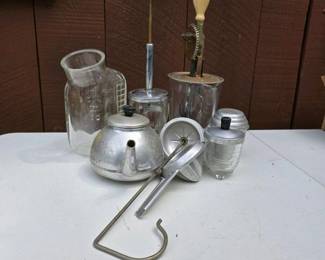 321 vintageglassandmetalkitchenutensils