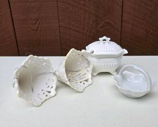 212 porcelainhangingconesandminiaturewh