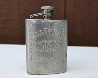 219 jackdanielsstainlesssteelhipflask