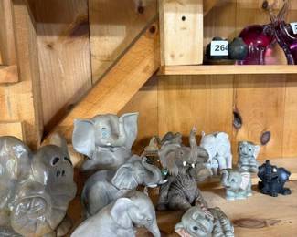 250 elephantfigurinesassortmentincluding