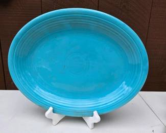 211 fiestaturquoiseovalservingplatter