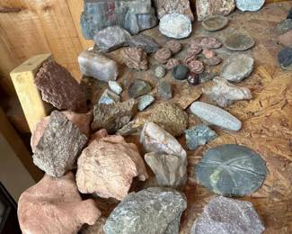 344 assortedrockandmineralspecimenscoll