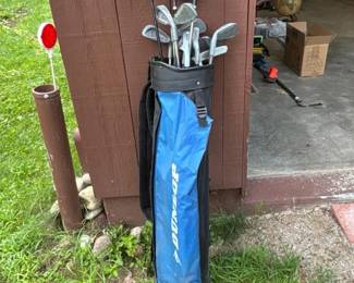 056 dunloplinearforcegolfclubswithbag