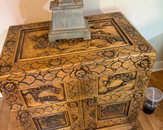 Asian end table