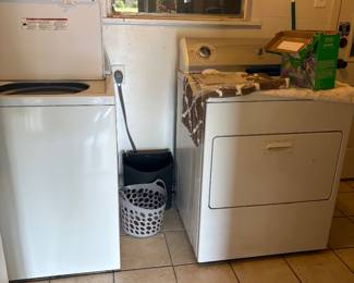 Washer and dryer