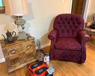 Rocker, Asian end table
