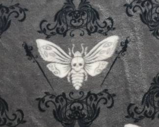 Happy Halloween Mothman Throw Blanket