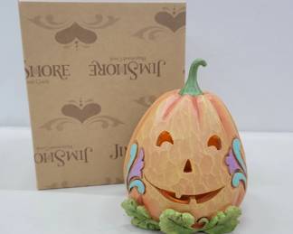 Jim Shore Heartwood Creek Lighted Pumpkin