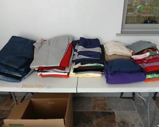 Mens and women's clothing