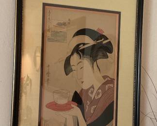 Naniwaya Okita Japanese artwork-22x17