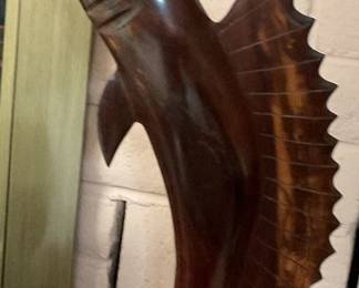 Wooden swordfish 34”