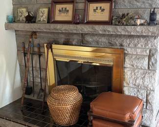 Matching vintage stools