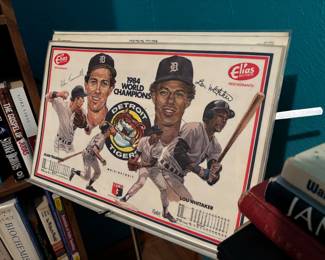 1984 Elias brothers Tigers placemat