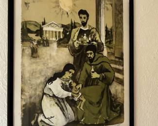 Signed Adolf Dean print