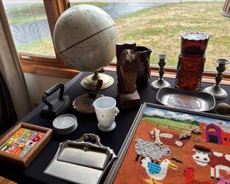 Mixed Needlepoint & Collectables