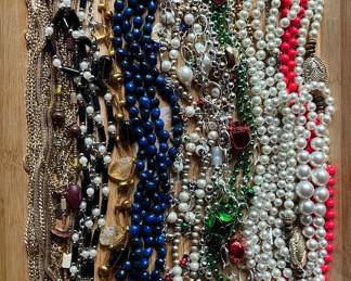 Nice selection of costume jewelry, many pieces signed.