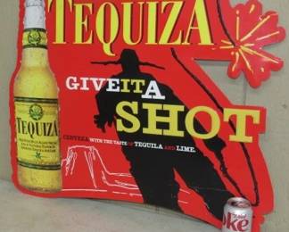 Metal Tequiza Sign