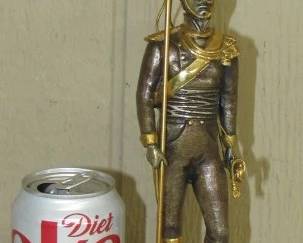 German Hussar Soldier Statue - Made in Italy