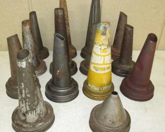 1920's - 1930's Oil Bottle Spouts
