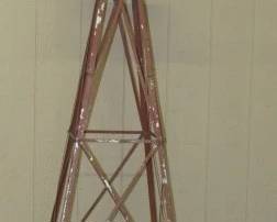 8' Tall Metal Windmill