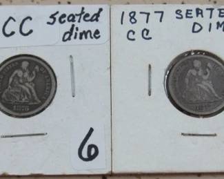Carson City Seated Liberty Dimes