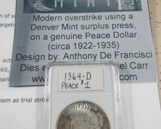 1964-D Peace Silver Dollar