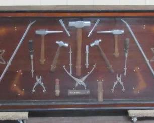 1935 Western Auto Memphis, TN Safe Burglary Tools from Memphis Police Museum  