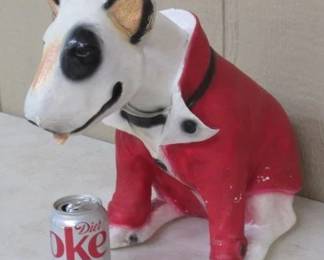 Vintage Chalk Spuds McKenzie Dog Bank