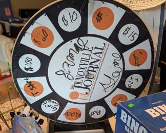 Knoxville Journal prize wheel
