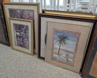 Several art prints