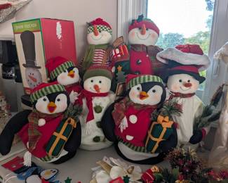 Large Christmas stuffies