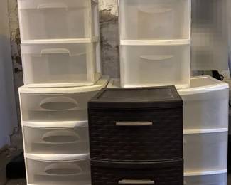 Sterilite Plastic Drawers