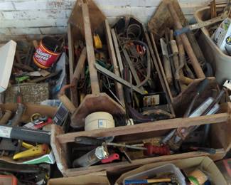 Hand Tools and Vintage Tool Boxes