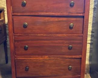 Vintage 4 Drawer Chest of Drawers