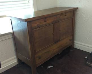 Early American Wood Credenza