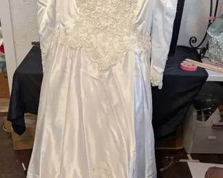 Womans Vintage Wedding Dress