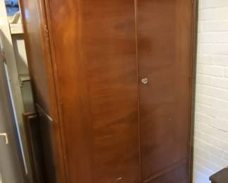 Vintage Wood Wardrobe