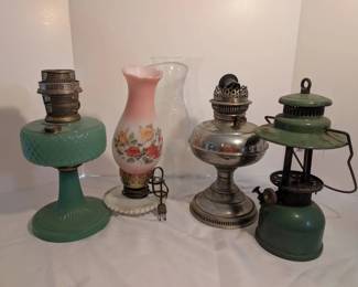 Oil and Electric Lamps